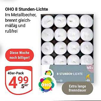 OHO 8 Stunden-Lichter