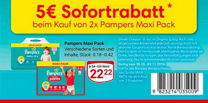 Pampers Maxi Pack