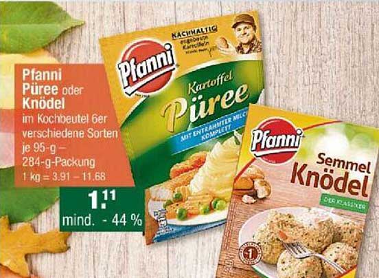 Pfanni Kartoffel Püree oder Knödel