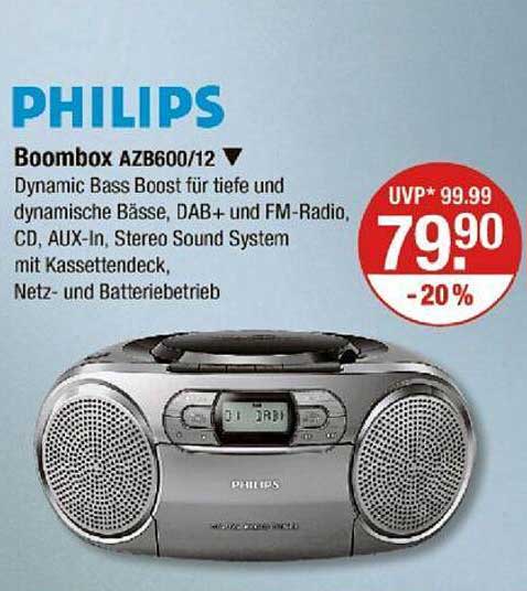 PHILIPS Boombox AZB600/12