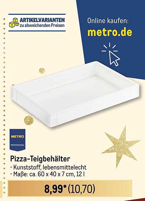 Pizza-Teigbehälter