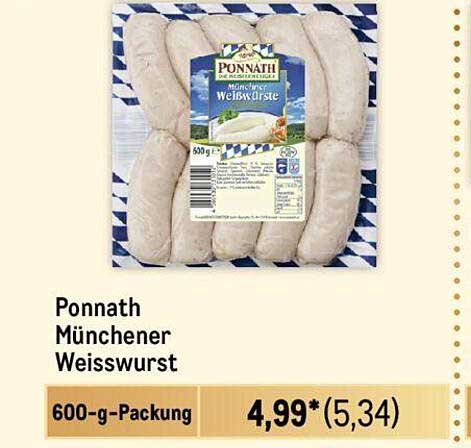 Ponnath Münchener Weisswurst