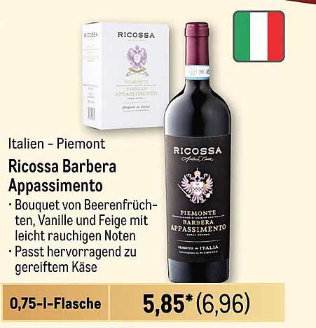 Ricossa Barbera Appassimento