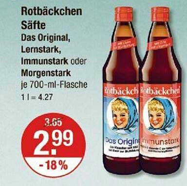 Rotbäckchen Säfte