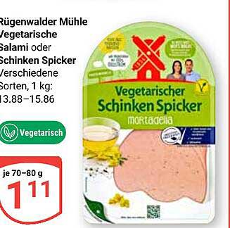 Rügenwalder Mühle Vegetarischer Schinken Spicker