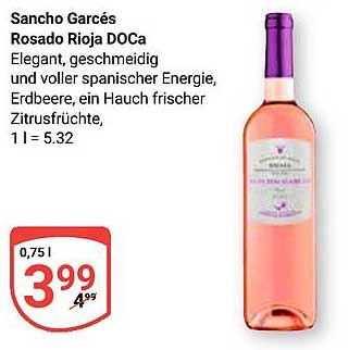 Sancho Garcés Rosado Rioja DOCa