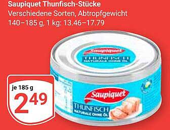 Saupiquet Thunfisch-Stücke