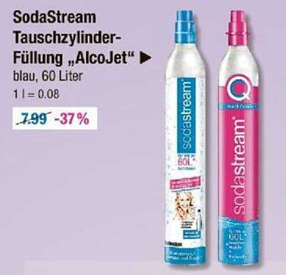 SodaStream Tauschzylinder-Füllung „AlcoJet“