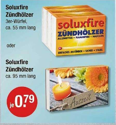 Soluxfire Zündhölzer