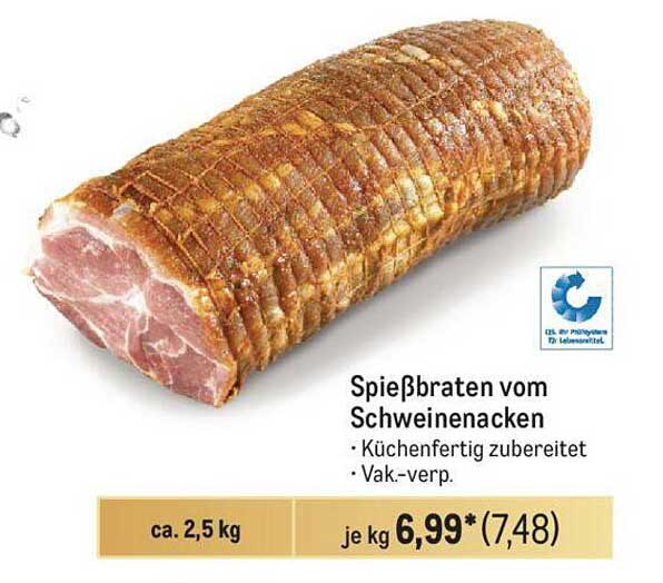 Spießbraten vom Schweinenacken