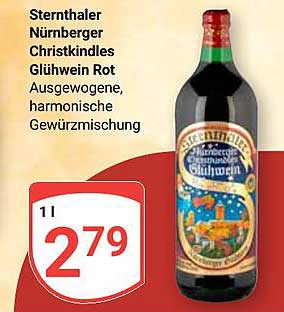 Sternthaler Nürnberger Christkindles Glühwein Rot