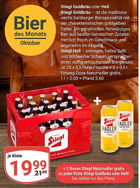 Stiegl Goldbräu oder Hell