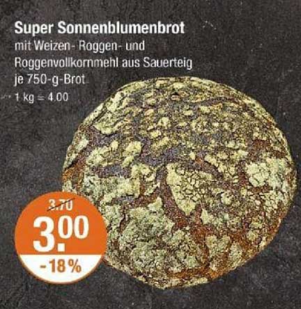 Super Sonnenblumenbrot