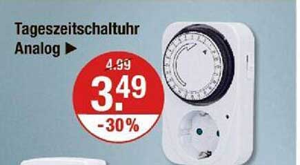 Tageszeitschaltuhr Analog