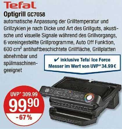 Tefal Optigrill GC7058