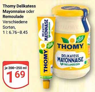 Thomy Delikatess Mayonnaise