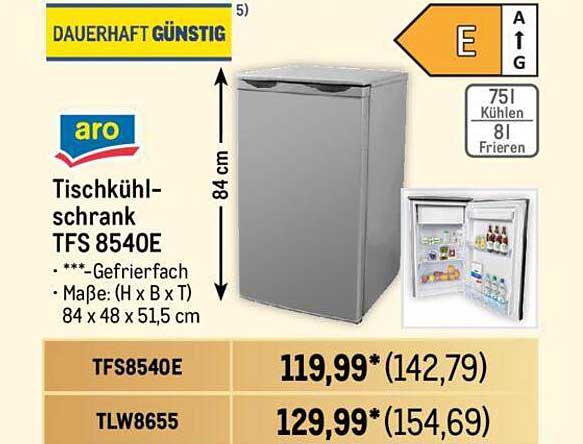 Tischkühlschrank TFS 8540E