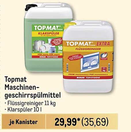 Topmat Maschinen-Geschirrspülmittel