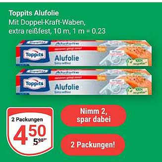 Toppits Alufolie