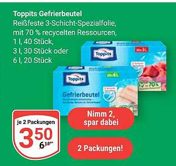 Toppits Gefrierbeutel