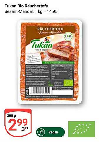 Tukan Bio Räuchertofu