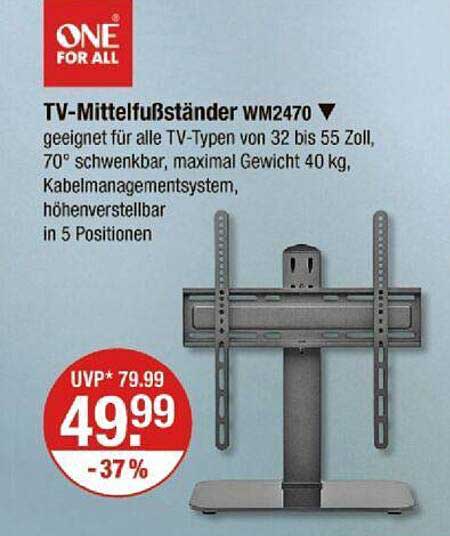 TV-Mittelfußständer WM2470