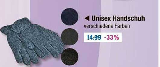 Unisex Handschuh