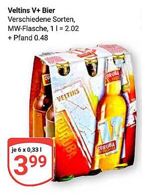 Veltins V+ Bier