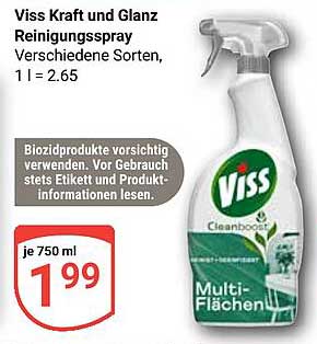 Viss Kraft und Glanz Reinigungsspray