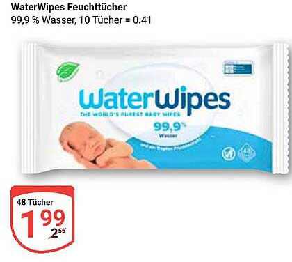 WaterWipes Feuchttücher