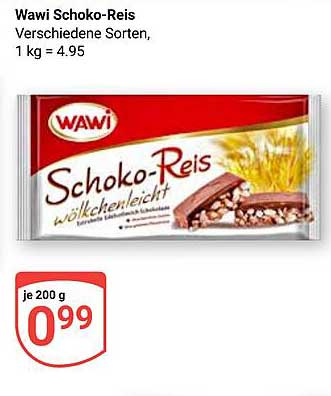 Wawi Schoko-Reis