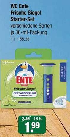 WC Ente Frische Siegel Starter-Set