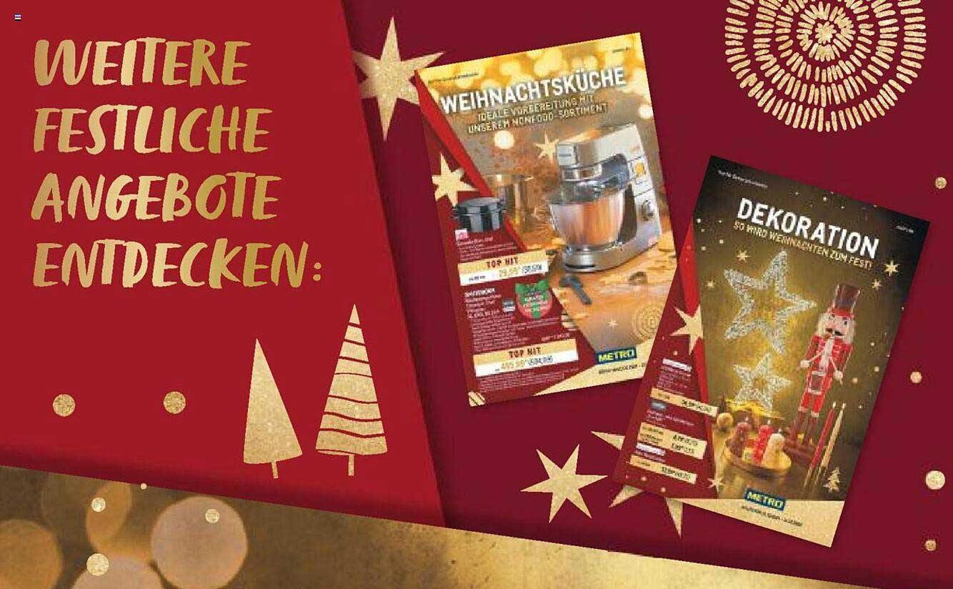 WEIHNACHTSKÜCHE  
DEKORATION