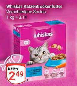 Whiskas Katzentrockenfutter