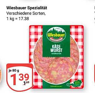 Wiesbauer Spezialität Käse Wurst