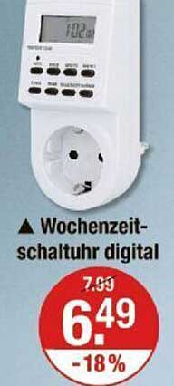 Wochenzeitschaltuhr digital