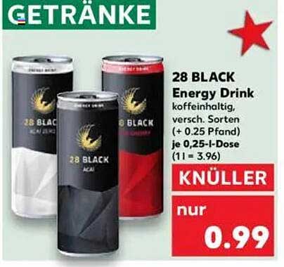 28 BLACK Energy Drink