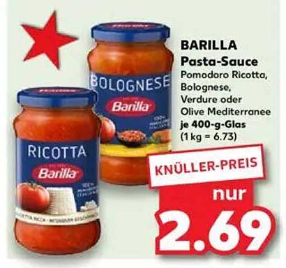 BARILLA Pasta-Sauce