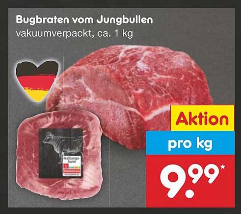 Bugbraten vom Jungbullen