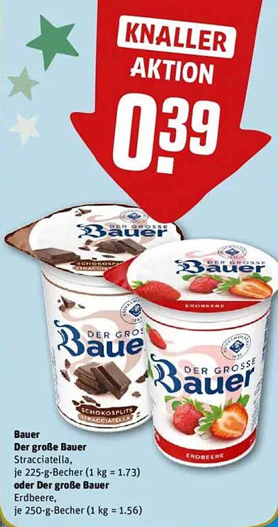 Der große Bauer Stracciatella oder Der große Bauer Erdbeere