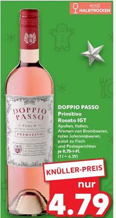 DOPPIO PASSO Primitivo Rosato IGT