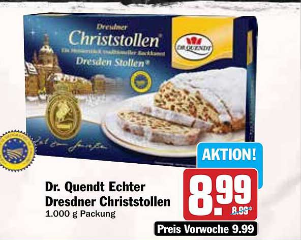 Dr. Quendt Echter Dresdner Christstollen