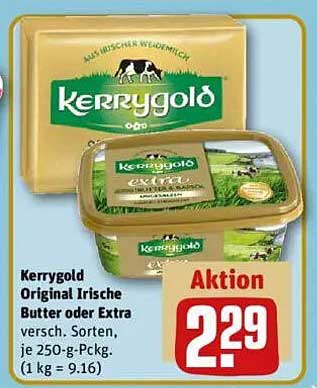 Kerrygold Original Irische Butter oder Extra