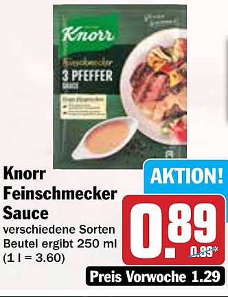 Knorr Feinschmecker Sauce