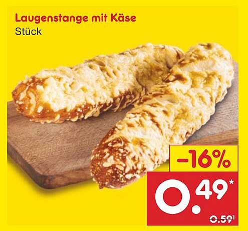 Laugenstange mit Käse