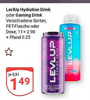 LevLUP Hydration Drink oder Gaming Drink