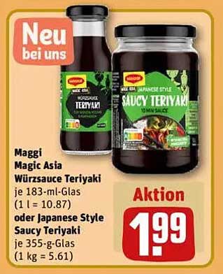 Maggi Magic Asia Würzsauce Teriyaki