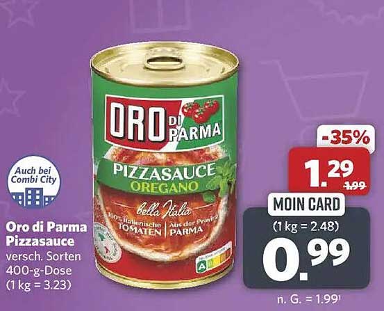 Oro di Parma Pizzasauce Oregano