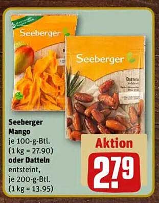 Seeberger Mango oder Datteln