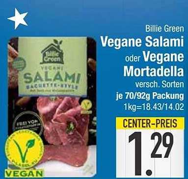 Vegane Salami oder Vegane Mortadella